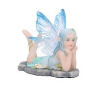 Nemesis Now Figurine de fée peinte à la main - Décoration pour étagère de jardin et maison - Amelia la fée des glaces