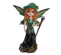 Nemesis Now Figurine de fée peinte à la main - Décoration pour étagère de jardin et maison - Forêt FAE
