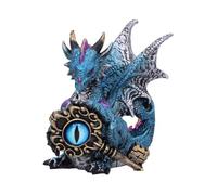 Nemesis Now Figurine dragon gardien de la coration fantaisie peinte à la main - Bleu