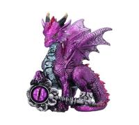 Nemesis Now Figurine Dragon Gardien de la coration Fantaisie Peinte à la Main - Violet