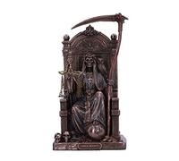 Nemesis Now Figurine du Trône de Santa Muerte, Bronze, 22 cm