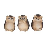 Nemesis Now – Figurine Hérisson "Trois Sages" – Marron – 8,5 cm