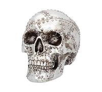 Nemesis Now Figurine tête de Rivets Argenté 18 cm