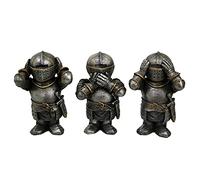 Nemesis Now Figurine Trois Chevaliers Sages Argenté 22 cm