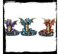 Nemesis Now Figurine Trois Rois Dragon 13 cm Métallique Multicolore