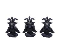 Nemesis Now Figurine Cult Cuties Three Wise Baphoboo 13 cm Noir Enfants