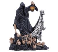 Nemesis Now Final Passage Figurine de Faucheuse Gothique Lanterne 22,5 cm | Statue de collection Dark Fantasy peinte à la main en polyrésine