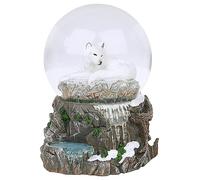 Nemesis Now Guardian of The North Lisa Parker Boule à Neige Gris 11 cm