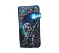 Nemesis Now Portefeuille Guidance Lisa Parker B3937K8 Femme en cuir PU relief bleu 18,5 cm