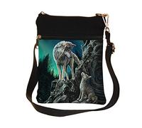 Nemesis Now Guidance Lisa Parker Sac à bandoulière 23 cm Gris PU et Toile Taille Unique