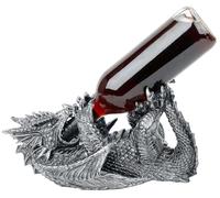 Nemesis Now Guzzlers Porte-Bouteille de vin Dragon Noir 32 cm NEM6303