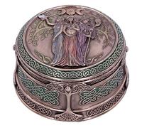 Nemesis Now H4743P9 Maiden Mother Crone Box 9,5 cm, résine, bronze, taille unique