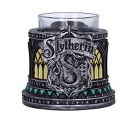 Nemesis Now Photophore Harry Potter Serpentard 7,5 cm, résine, argent, produit sous licence officielle Harry Potter, décoration de maison Serpentard, coulé dans la meilleure résine, habilement peint à