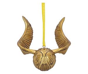 Nemesis Now Harry Potter Décoration à Suspendre Vif d'or Quidditch, Résine, pour Anniversaire, Doré