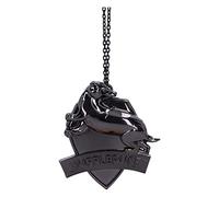 Nemesis Now – Décoration de sapin Hufflepuff Crest – Argent – 6 cm