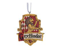 Nemesis Now Harry Potter Gryffondor Crest Décoration à Suspendre Rouge 8 cm
