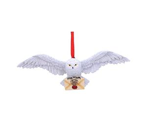 Nemesis Now Harry Potter Hedwig Décoration en Résine Festive à Suspendre Blanc 13 cm B5625T1 pour Anniversaire