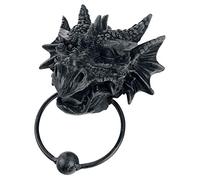 Nemesis Now Heurtoir de Porte Dragon Noir 23,5 cm