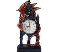 Nemesis Now Horloge gardienne du Temps Rouge 27,5 cm