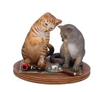 Nemesis Now Lisa Parker Purrlock Holmes, Marron, 10,5 cm