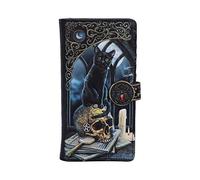 Nemesis Now Lisa Parker Spirits of Salem Portefeuille en Cuir synthétique avec Motif tête de Mort en Relief Noir 18,5 cm