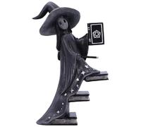 Nemesis Now Little Souls Collection Witchy Decor - Figurine de sorcière pour décoration d'intérieur Mystique - Moulée dans la Meilleure résine, habilement Peinte à la Main - Luna de 15 cm
