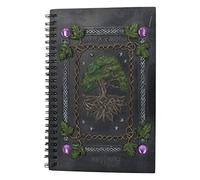 Nemesis Now Livre de rêve arbre de vie 15 x 21 cm, couverture en résine, 90 pages, papier épais, peint à la main, sorcellerie et journal wiccan