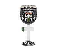 Nemesis Now Metallica-Master of Puppets B4682N9 Gobelet en résine avec Insert en Acier Inoxydable Noir Taille Unique 18 cm