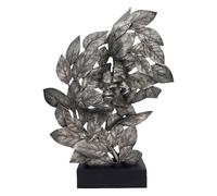 Nemesis Now Natural Emotion - Kiss 37cm, Resin, Silver, Kissing Couple Leaves Sc