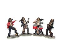 Nemesis Now NEM3962 One Hell of A Band Lot de 4 Figurines Ivoire 10 cm