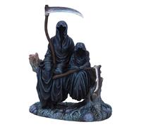 Nemesis Now Next in Line Figurine en résine Noire avec Enfant reposant sur Un Arbre 19 cm Figurine d'horreur Humoristique de qualité supérieure moulée dans la résine la Plus Fine Peinte à la Main