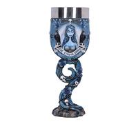 Nemesis Now Official Corpse Bride Emily Goblet, 20.6cm, Resin & Stainless Steel,