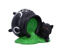 Nemesis Now Ooops Figurine Chaudron Chat Noir 8,7 cm