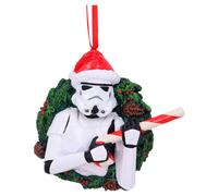 Nemesis Now Original Stormtrooper Pendentif de sapin de Noël Wreath 10 cm