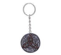 Nemesis Now Porte-clés Triquetra Celtique Noir, Argent, 4,5 cm