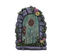 Nemesis Now Porte féerique - Porte de fée enchanteresse en résine - Décoration de maison et jardin - Fae's Forest Welcome