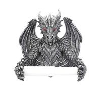 Nemesis Now – Porte-rouleau de papier toilette Obsidienne Argent B4431M8