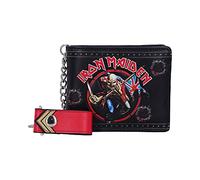 Nemesis Now Portefeuille sous Licence Officielle Iron Maiden Eddie Trooper en PU, Noir, 11 cm