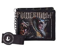 Nemesis Now Portefeuille sous Licence Officielle Powerwolf Kiss of The Cobra King en Relief, Noir, 11 cm, Noir, 11 cm, Klassisch