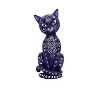 Nemesis Now Figurine de chat Purple Mystic Kitty en résine Violet 26 cm