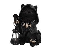 Nemesis Now Reapers Figurine Chat Lanterne féline Noir 18,5 cm