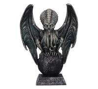 Nemesis Now Règne de Cthulhu sur Boule de 25 cm, résine Noire, coulée dans la Plus Fine résine, Peinte à la Main