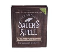 Nemesis Now Salem's Spell Kit de six pierres de bien-être sorcières dans une boîte décorée, marron, taille unique