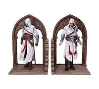 Nemesis Now Serre-Livres de Jeu Assassin's Creed Altair et Ezio Library - Marron, 24 cm B5600T1