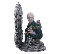 Nemesis Now – Serre-livres Harry Potter Lord Voldemort – 20 cm – Résine peinte à la main – Argent