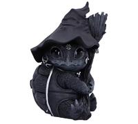 Nemesis Now Shellial Cult Figurine de Tortue Mignonne en résine Noire moulée dans la Plus Fine résine Peinte à la Main