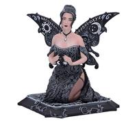 Nemesis Now Spirit Board Figurine de fée en résine Noir 15 cm Motif fée torsadée Classique Cadeau de fée Alternative Gothique coulée dans la résine la Plus Fine Peinte à la Main