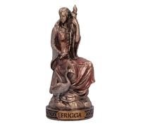 Nemesis Now Statue de Dieu Mythologie Nordique Décor Bronze 8,5 cm de Haut - Moulé dans la Meilleure résine, habilement Peinte à la Main - Déesse Frigga de la maternité