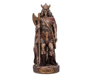 Nemesis Now Statue de Dieu Mythologie Nordique Décor Bronze 8,5 cm de Haut - Moulé dans la Meilleure résine, habilement Peinte à la Main - Loki Trickster God