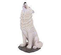 Nemesis Now Storms Cry Figurine Loup Blanc Hurlant 41,5 cm